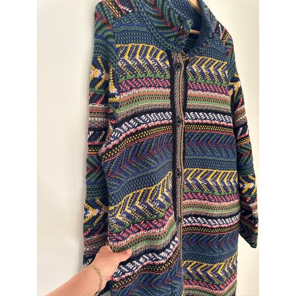 Anthropologie Aldomartins Wool Blend Cardigan Sweater Jacket Western, NWT - Picture 6 of 8